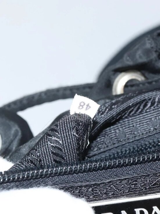 PRADA Backpack Nylon Black Silver main image 15